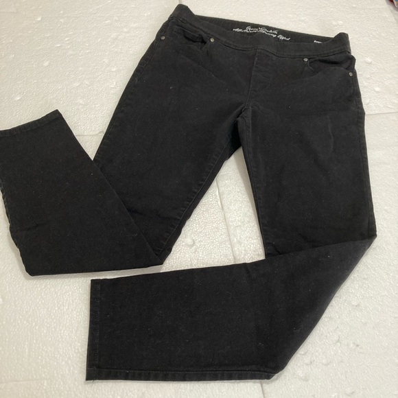Gloria Vanderbilt  slimming effect black Jeans Sz 8 - Picture 1 of 11